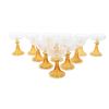Image 1 : Set of (12) Moser Intanglio Cut Wine Glassses