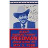 Image 2 : Signed Kinky Friedman 1986 Campaign Poster