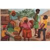 Image 2 : Haitian Market Scene Signed Mac Donald
