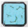 Image 1 : Sterling Silver and Turquoise Snuff Box
