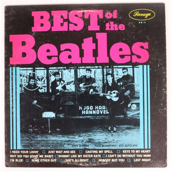 Peter Best  Best of the Beatles  Vinyl Album