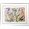 Image 1 : Abstract Chalk Pastel, Signed