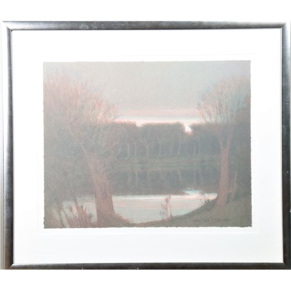 Russell Chatham (Born 1939) Montana, Lithograph