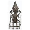 Image 11 : Bronze Tribal Chief Figure Seated in Bronze Chair