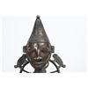 Image 2 : Bronze Tribal Chief Figure Seated in Bronze Chair