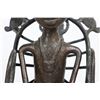 Image 3 : Bronze Tribal Chief Figure Seated in Bronze Chair