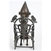 Image 9 : Bronze Tribal Chief Figure Seated in Bronze Chair