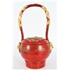 Image 8 : Chinese Carved Gilt Basket