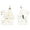 Image 1 : (2) English Staffordshire Figures on Horseback