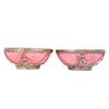 Image 1 : Pair of Chinese Hard Stone and Pewter Bowls
