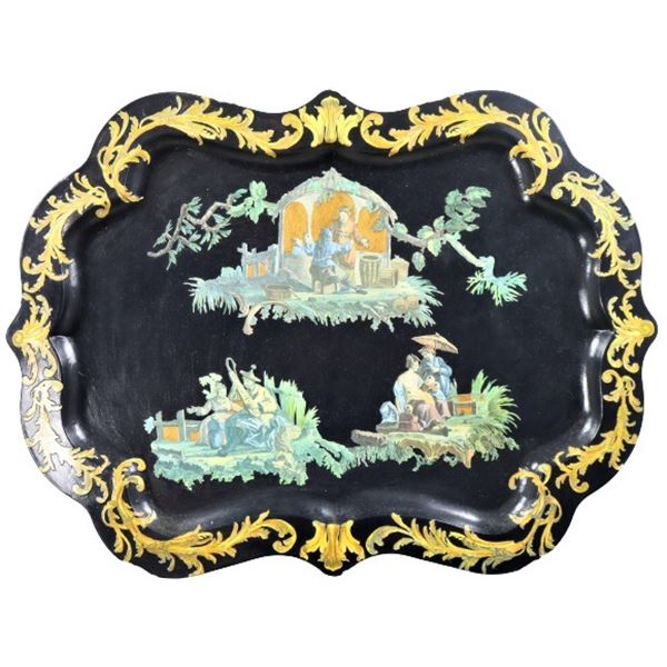 Oriental Decoupage Tray