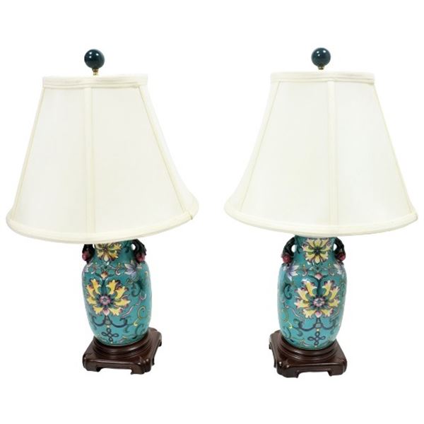 Pair of Chinese Lamps