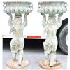 Image 16 : Pair of 20th Century Bronze Cherubim Planters