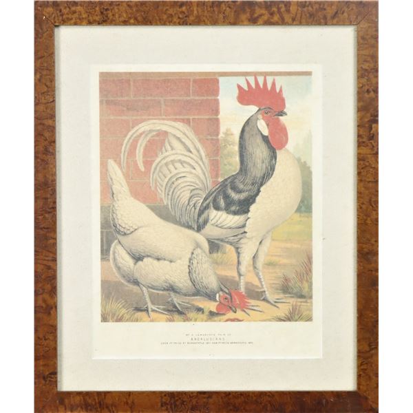 JW Ludlow, Chromolithograph "Andalusians"