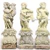 Image 16 : Outdoor Concrete Cherub Statues w Bases