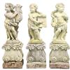 Image 1 : Outdoor Concrete Cherub Statues w Bases