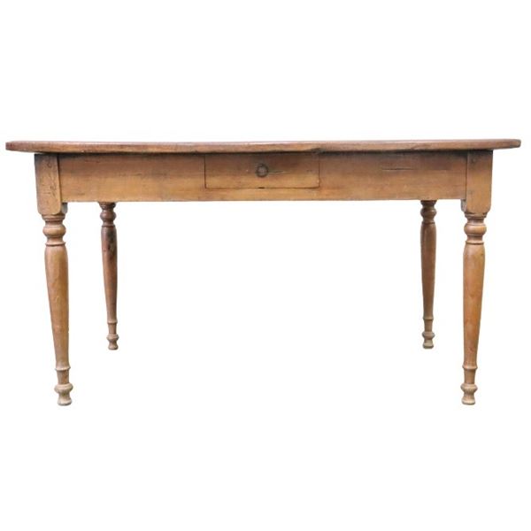 Primitive Wooden Desk w Drawer