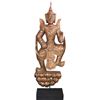 Image 1 : Thai Gilt Wood Dancing Temple Figure