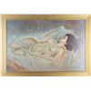 Image 1 : Reclining Nude, Signed, Oil on Canvas