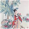 Image 2 : Print of Asian Maiden in Garden