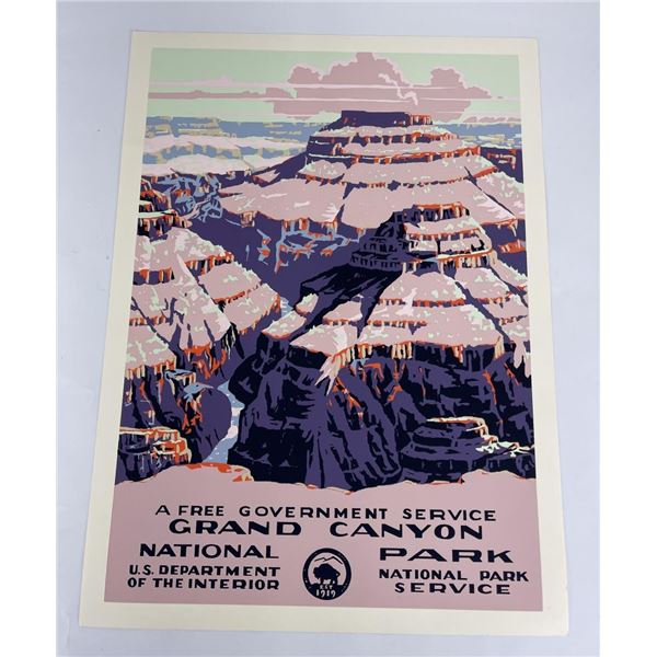 Grand Canyon National Park Naturalist Poster