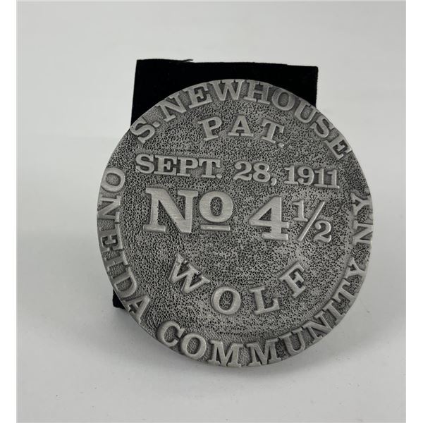 Newhouse SNOC 4 1/2 Wolf Trap Pan Belt Buckle