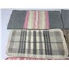 Image 10 : Antique Saleman Sample Wool Blanket Lot