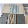 Image 17 : Antique Saleman Sample Wool Blanket Lot