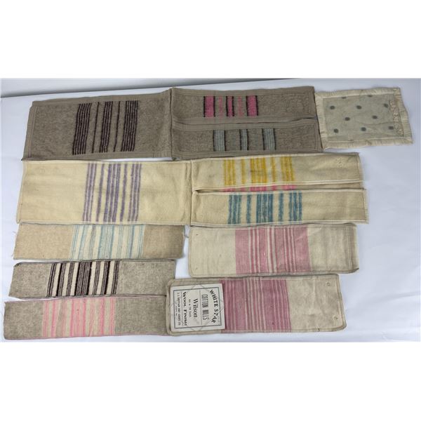 Antique Saleman Sample Wool Blanket Lot