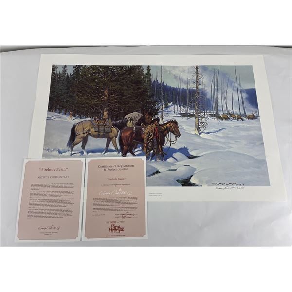 Firehole Basin Signed and Numbered Gary Carter