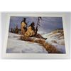 Image 2 : Howard Terpning Signed Print Signals in the Wind