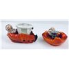 Image 1 : Royal Bayreuth Porcelain Clowns Match Candlestick