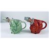 Image 2 : 4 Antique Royal Bayreuth Clown Pitcher Creamers
