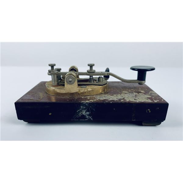 Antique Montana Railroad Telegraph Key