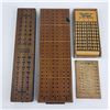Image 1 : Lot of Antique Bezique Boards