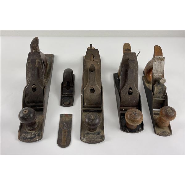 Lot of Antique Wood Planes Stanley Bailey