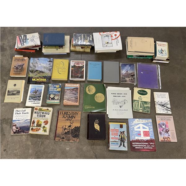 Large Lot of Montana and Western History Books