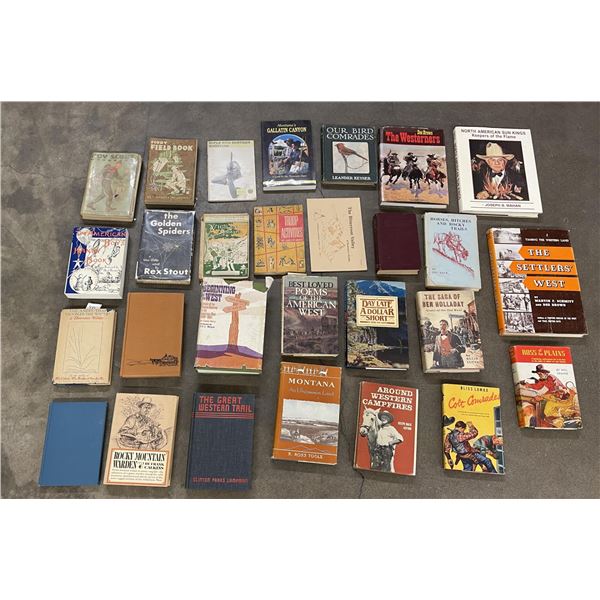 Large Lot of Montana and Western History Books