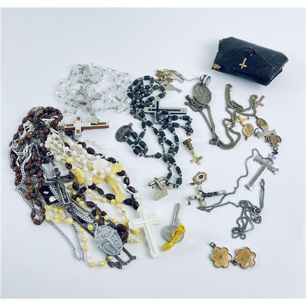 Lot of Antique Catholic Rosaries