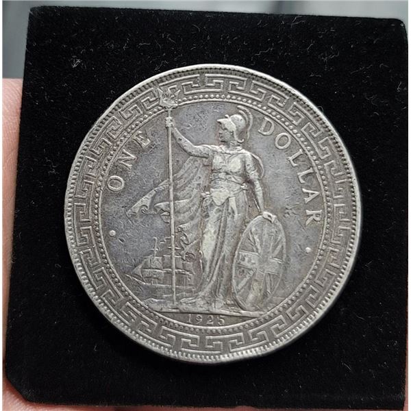 Great Britain UK 1925 Chinese Silver Trade Dollar