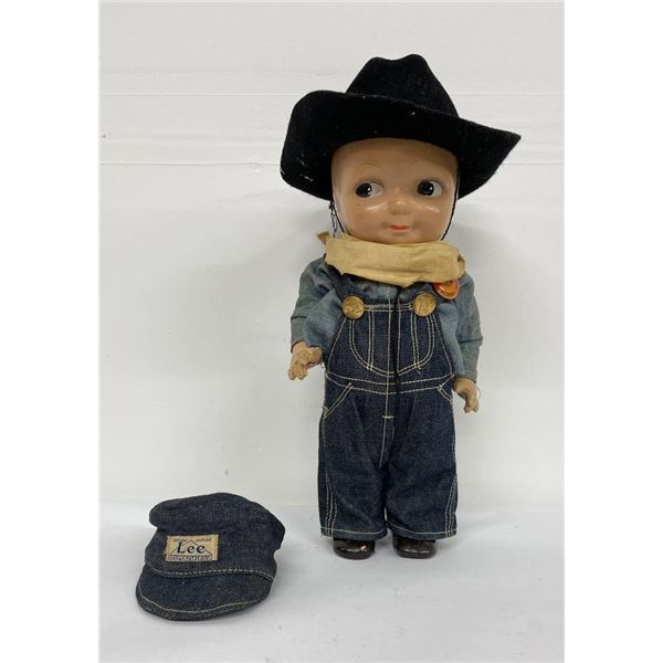 Antique Buddy Lee Denim Advertising Doll
