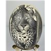 Image 1 : Scrimshaw Leopard Ostrich Egg