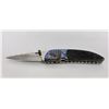 Image 2 : Very Fine Custom Abalone Rayskin Pocket Knife