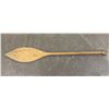 Image 1 : Papua New Guinea Tribal Leaf Form Canoe Paddle