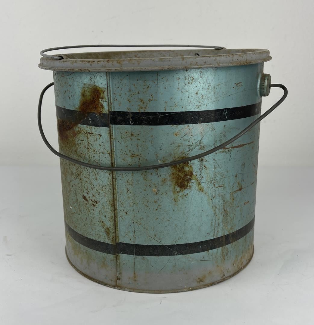 Vintage Falls City Blue Minnow Bucket