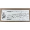 Image 1 : Montana Territory Signed Check 1888