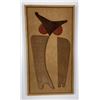 Image 1 : Mid Century Klara Sever Leather Wall Sculpture