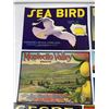 Image 2 : Lot of Antique Fruit Box and Can Labels