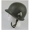 Image 1 : WW2 US Army M1 Helmet 101st Spade Front Seam