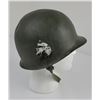 Image 3 : WW2 US Army M1 Helmet 101st Spade Front Seam